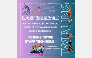 Dta74 - Rejoignez notre équipe d'encadrement !
