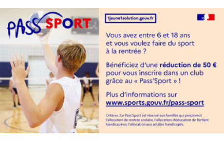 DTA74 vous fait bénéficier du Pass Sport !