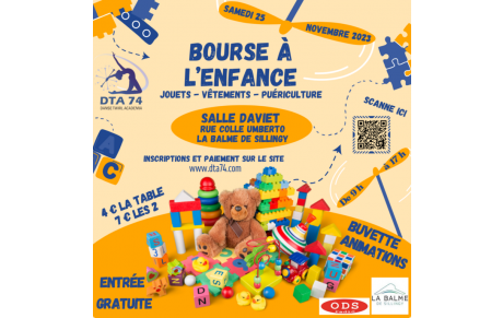 DTA74 Organise sa bourse à l'enfance