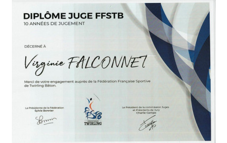 Dta74 - Félicitations à notre juge fédérale Virginie !