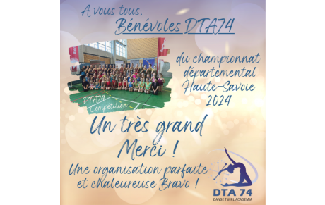 Dta74 - Bénévoles merci !