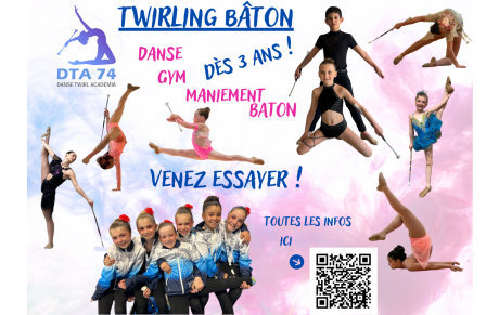 Dta74 - Venez essayer le Twirling Bâton, 2 séances offertes !