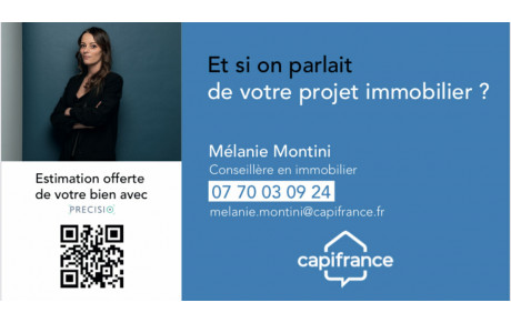Mélanie MONTINI - Conseillère en immobilier - CapiFrance